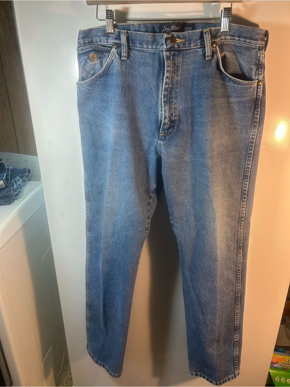 Wrangler george straight Blue Straight Leg Jeans
